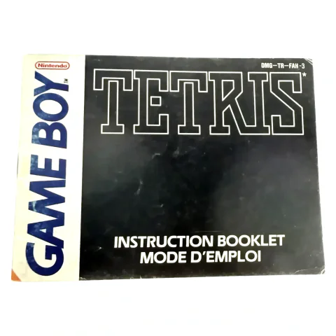 Tetris — manuale originale — Game Boy / Color