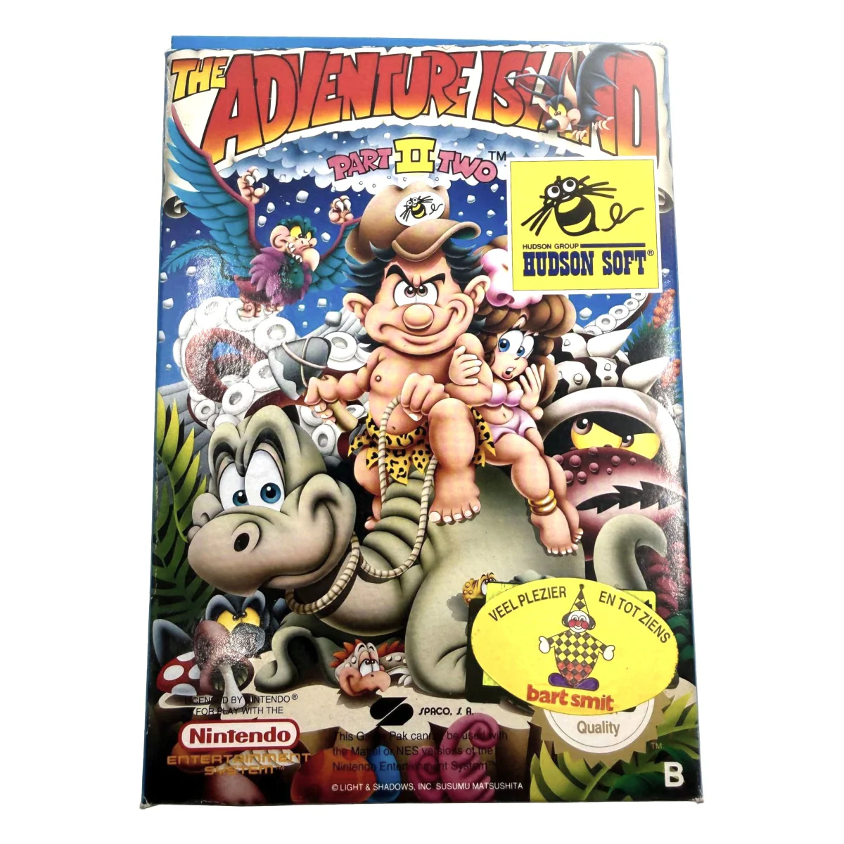 The Adventure Island Part II (NES) — Juego en caja original