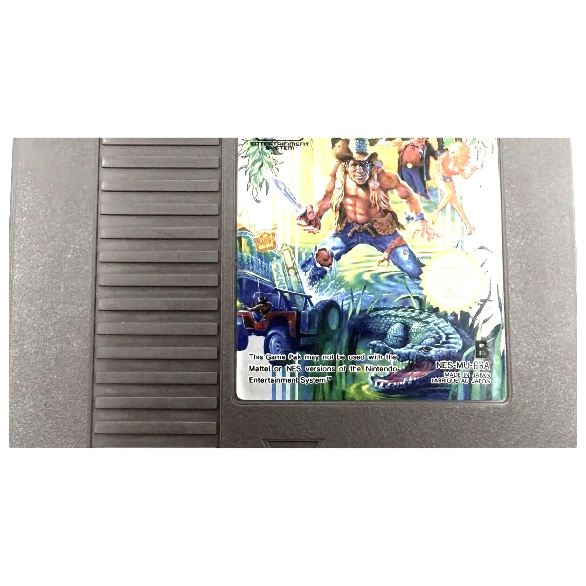 The Adventures of Bayou Billy NES Label — Losse cartridge