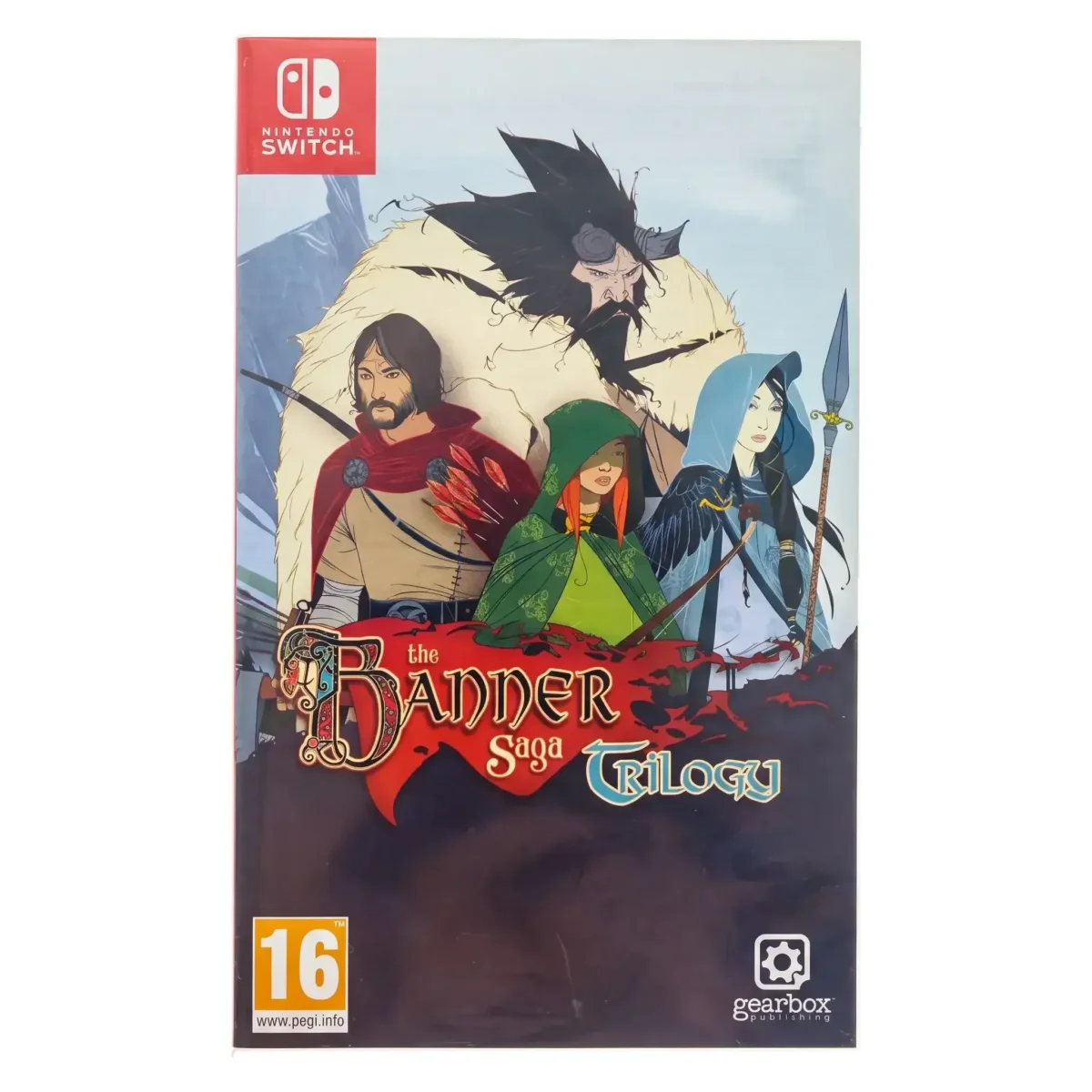 The Banner Saga Trilogy Nintendo Switch Voorkant — Game in doos