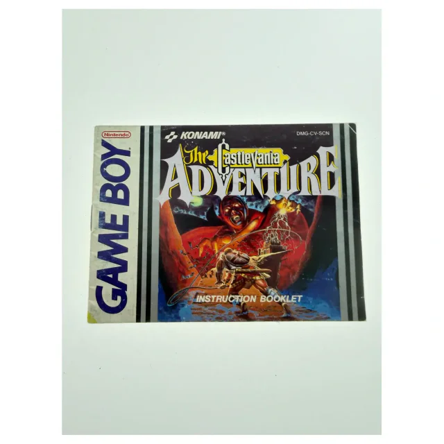The Castlevania Adventure — oryginalna instrukcja — Game Boy / Color