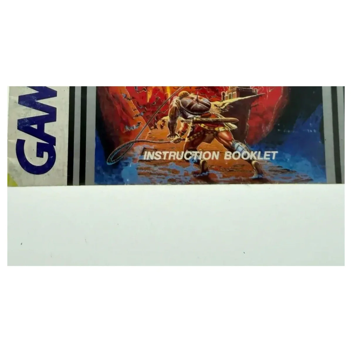 The Castlevania Adventure — originele handleiding Game Boy / Color Binnenkant — Met handleiding