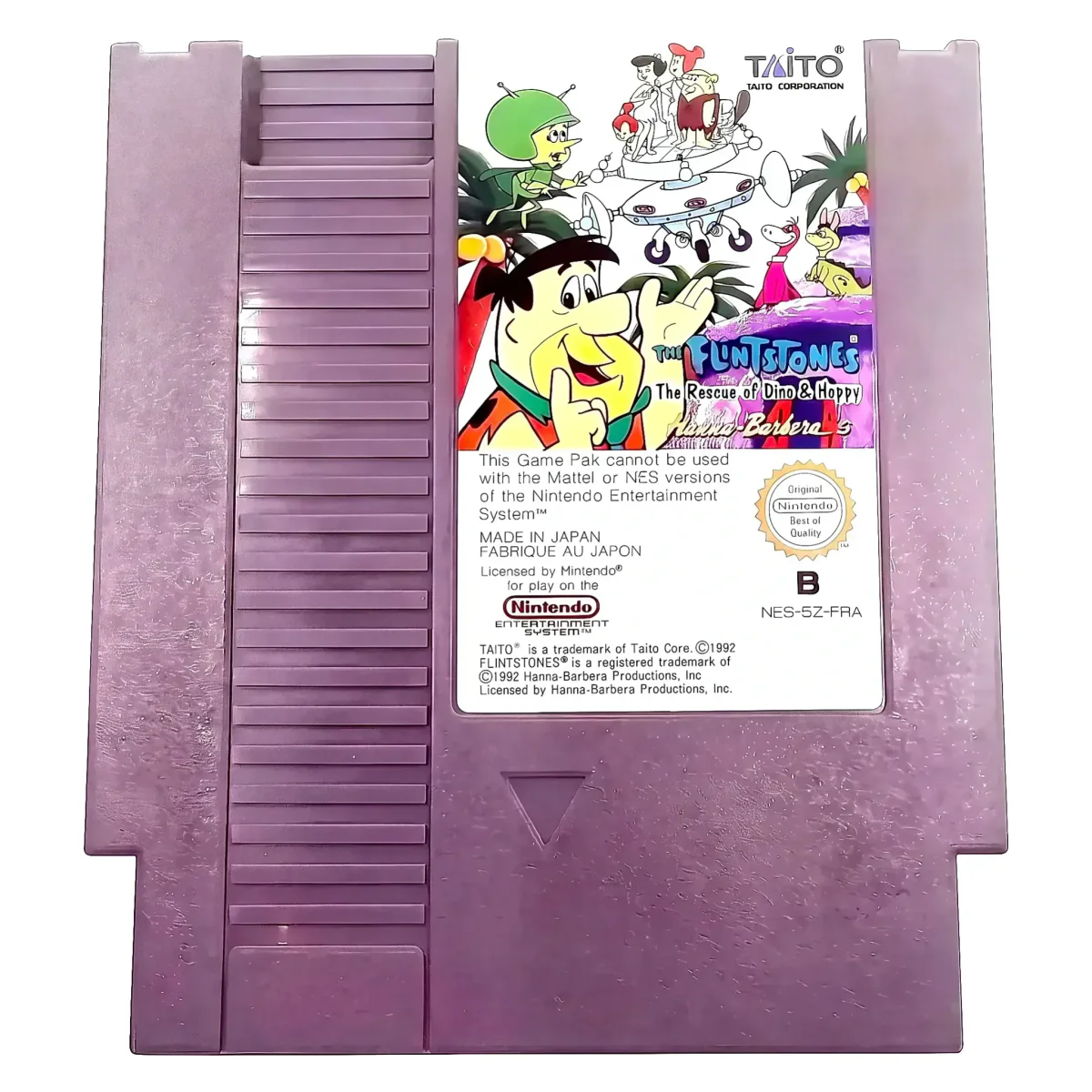 The Flintstones: The Rescue of Dino & Hoppy (NES) — Само касетата (без кутия)