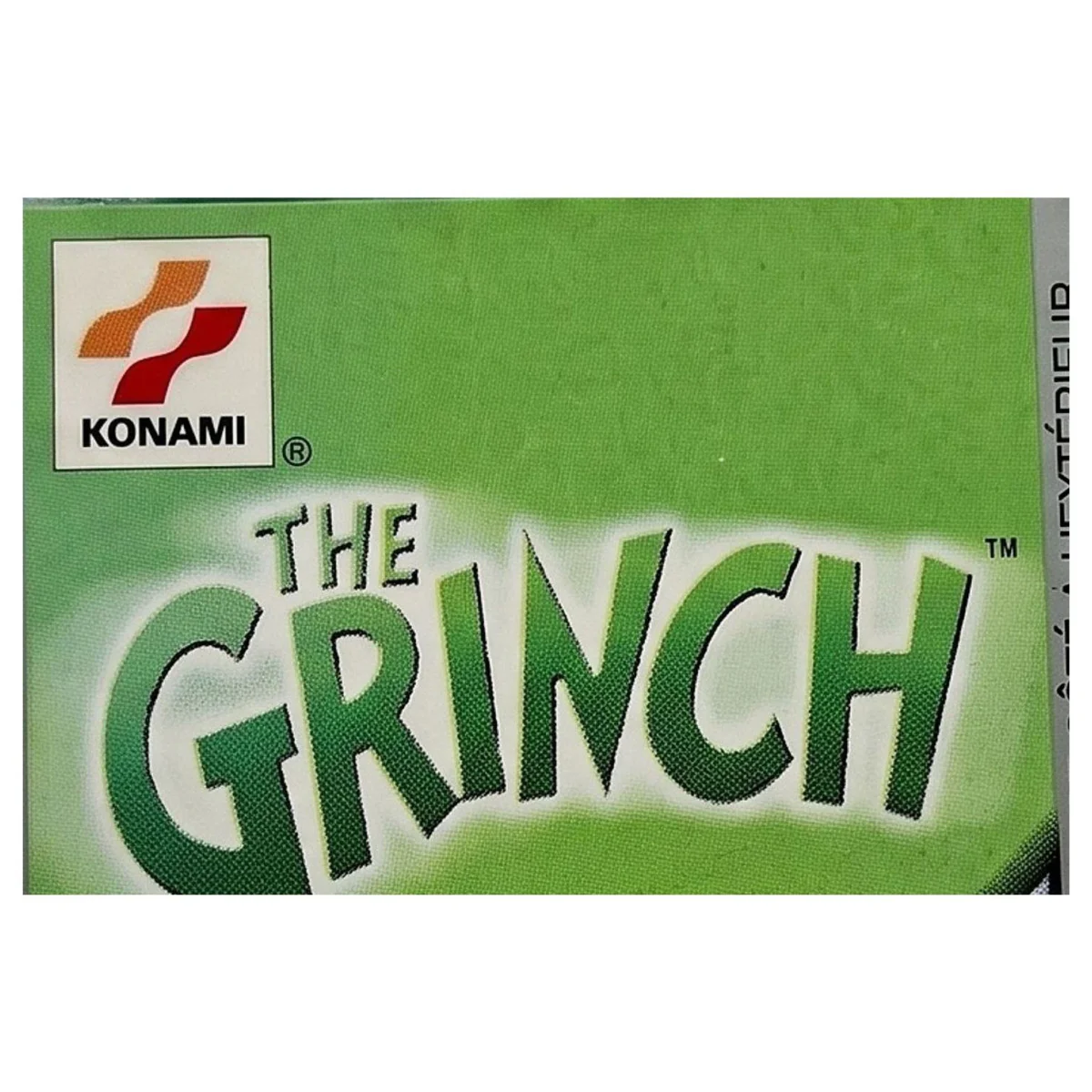 The Grinch Game Boy / Color Label — Losse cartridge