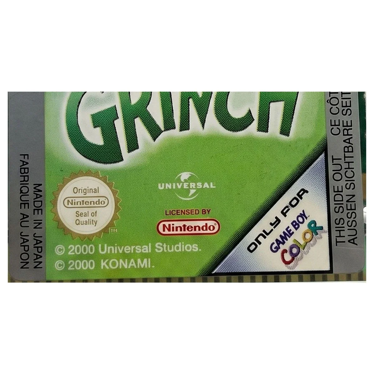 The Grinch (Game Boy / Color) — detailfoto 3
