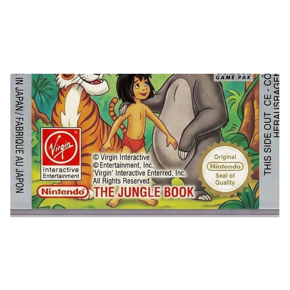 The Jungle Book Game Boy / Color Binnenkant — Losse cartridge
