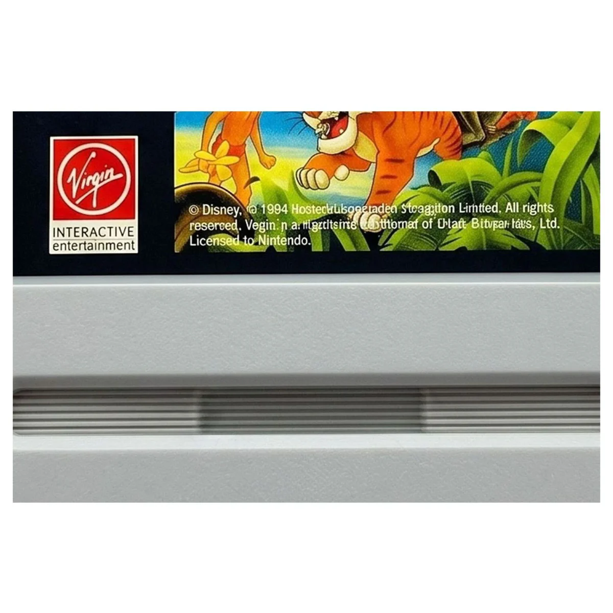 The Jungle Book Super Nintendo Label — Losse cartridge