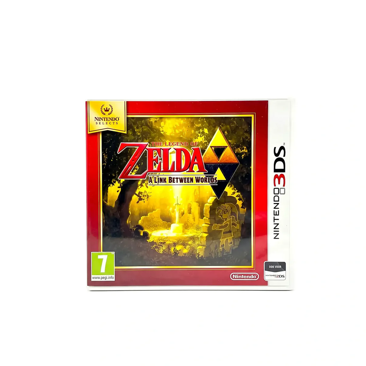 The Legend of Zelda: A Link Between Worlds (Nintendo 3DS) — Hra v originální krabici