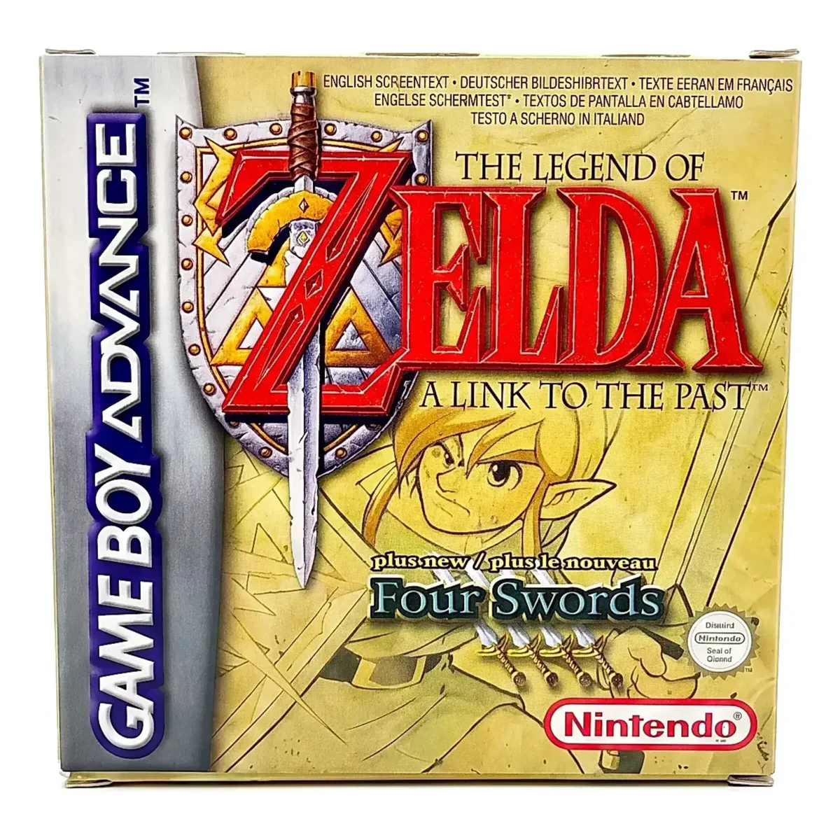 The Legend of Zelda: A Link to the Past & Four Swords (Game Boy Advance) — Gioco in scatola originale