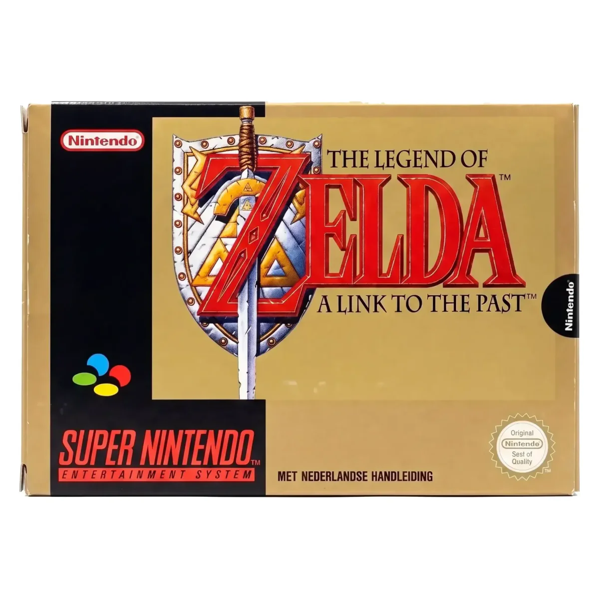 The Legend of Zelda: A Link to the Past (Super Nintendo) — Spēle oriģinālajā kastītē