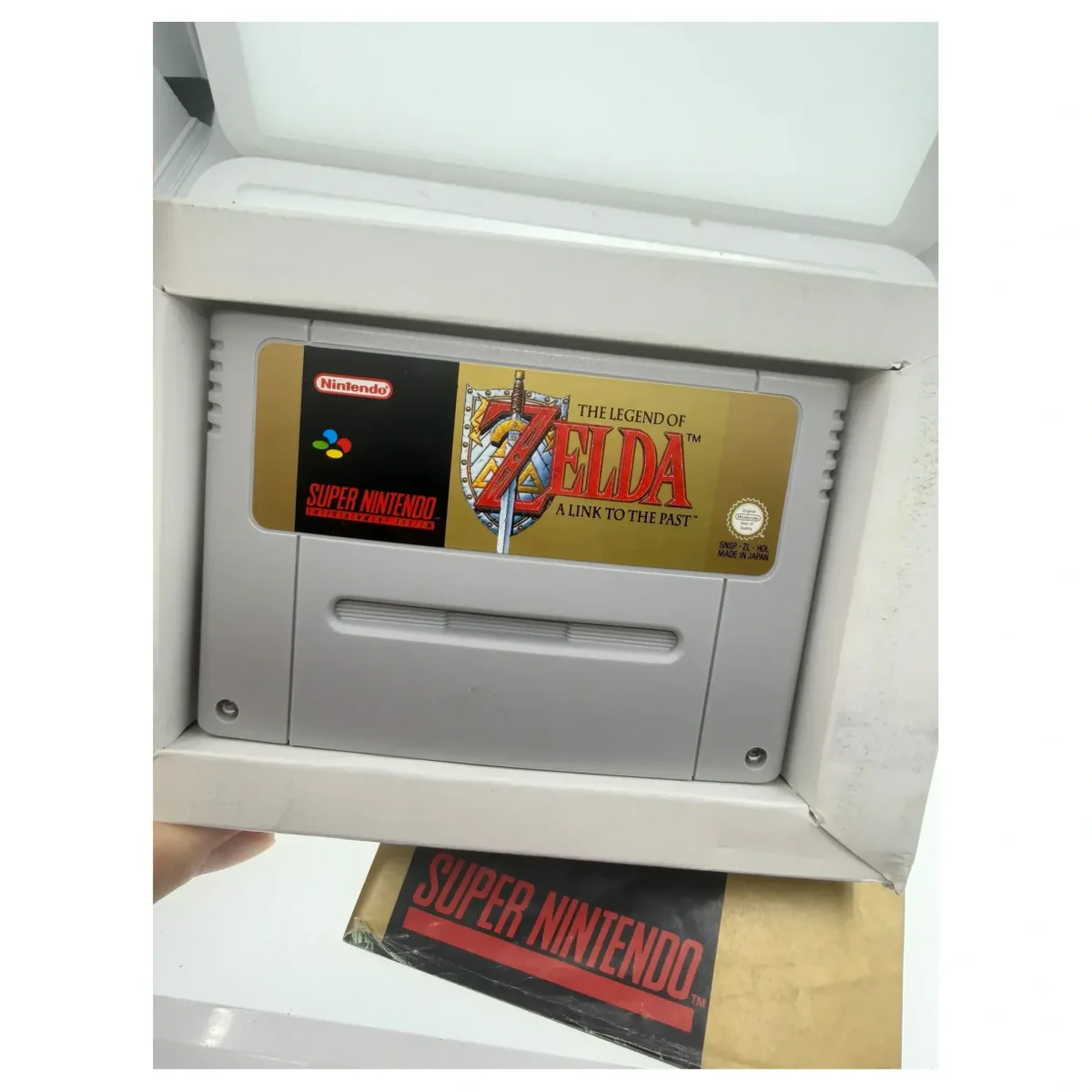 The Legend of Zelda: A Link to the Past Super Nintendo Staat — Game in doos