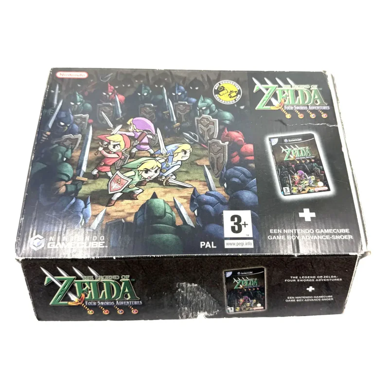 The Legend of Zelda: Four Swords Adventures — Big Box (GameCube) Game in doos met handleiding — Goed — origineel kopen bij Gameshop Enter