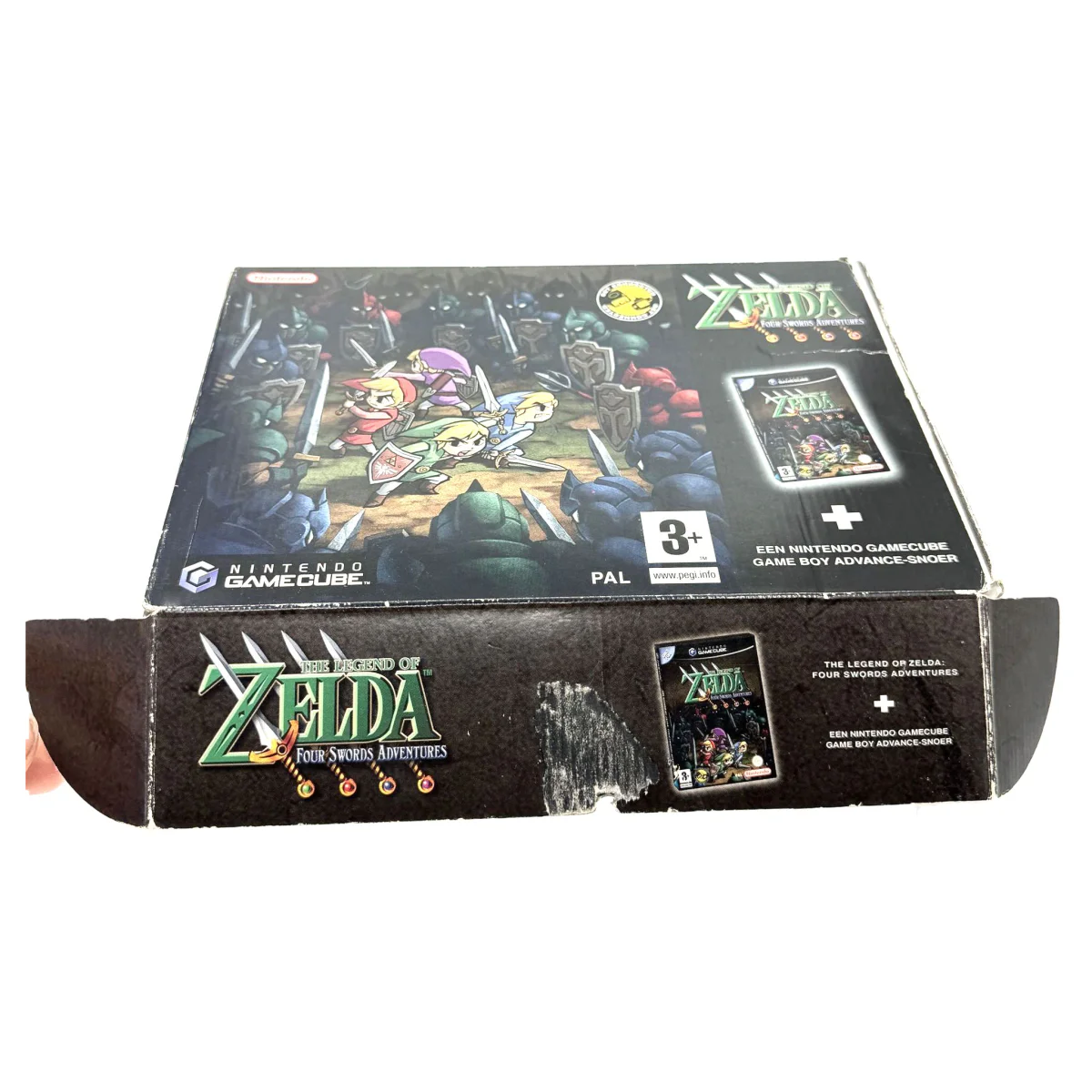 The Legend of Zelda: Four Swords Adventures — Big Box (GameCube) — detailní fotografie 1