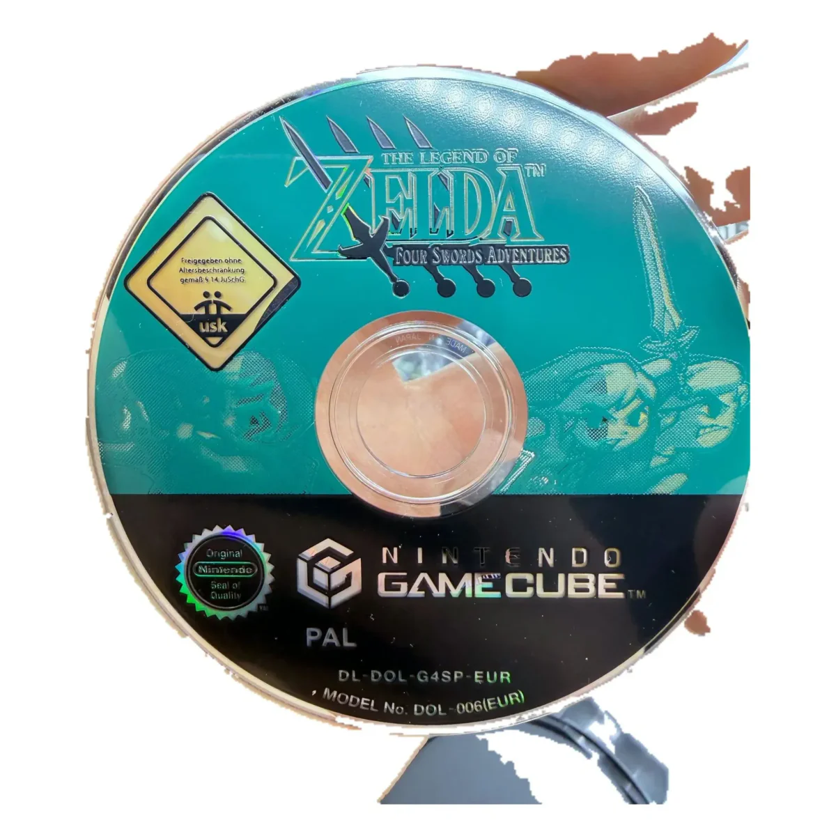The Legend of Zelda: Four Swords Adventures — Big Box (GameCube) — detailní fotografie 3