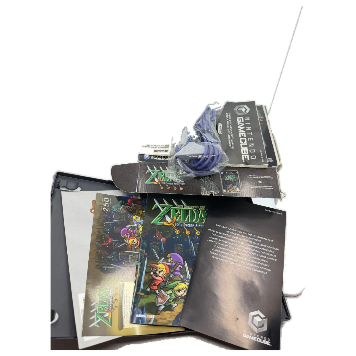 The Legend of Zelda: Four Swords Adventures — Big Box (GameCube) — detailní fotografie 4