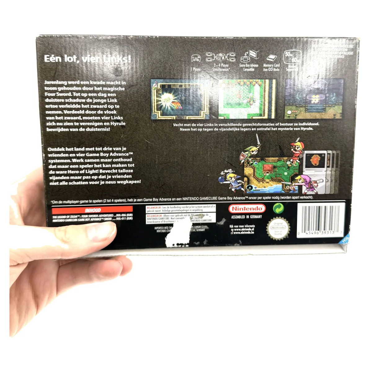 The Legend of Zelda: Four Swords Adventures — Big Box (GameCube) — Detailfoto 6