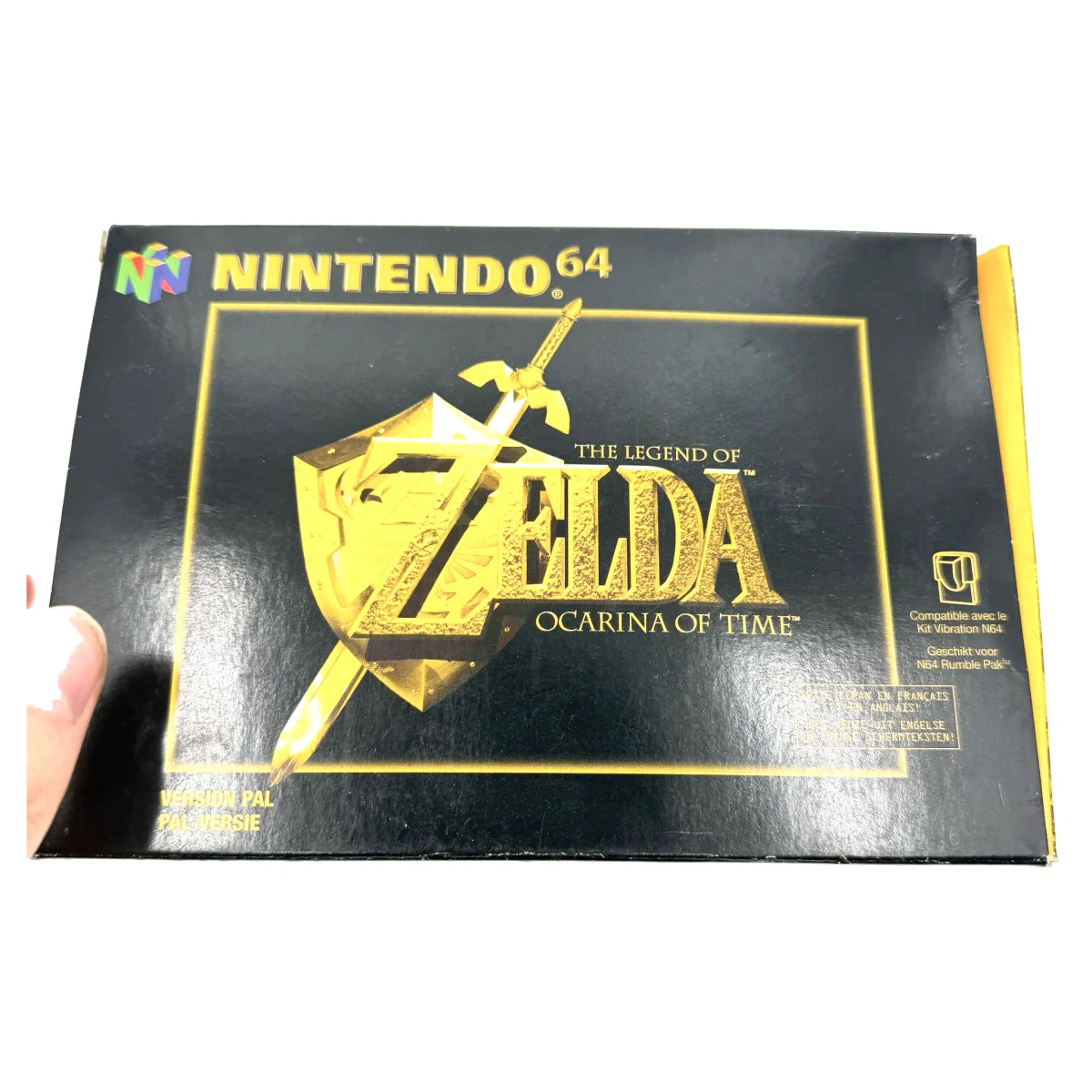 The Legend of Zelda: Ocarina of Time (Nintendo 64) — Pouze prázdná krabice (bez hry)