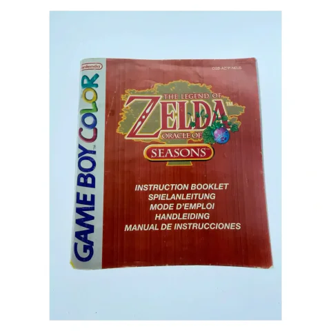 The Legend of Zelda: Oracle of Seasons — original manual — Game Boy / Color