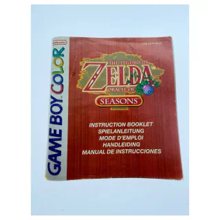 The Legend of Zelda: Oracle of Seasons — originele handleiding