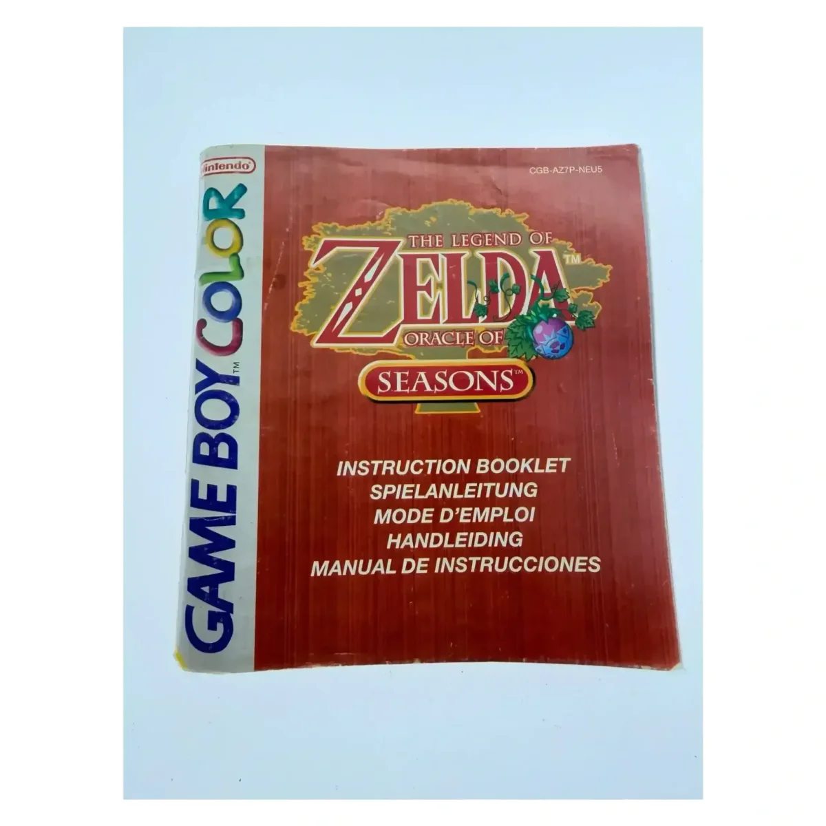 The Legend of Zelda: Oracle of Seasons — notice d’origine (Game Boy / Color) — Avec notice