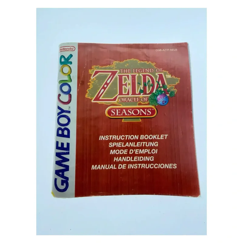 The Legend of Zelda: Oracle of Seasons — originele handleiding (Game Boy / Color) Met handleiding — Goed — origineel kopen bij Gameshop Enter