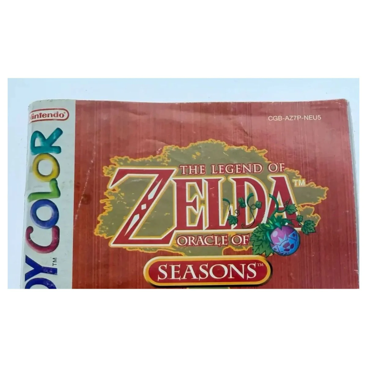 The Legend of Zelda: Oracle of Seasons — originele handleiding Game Boy / Color Detail — Met handleiding