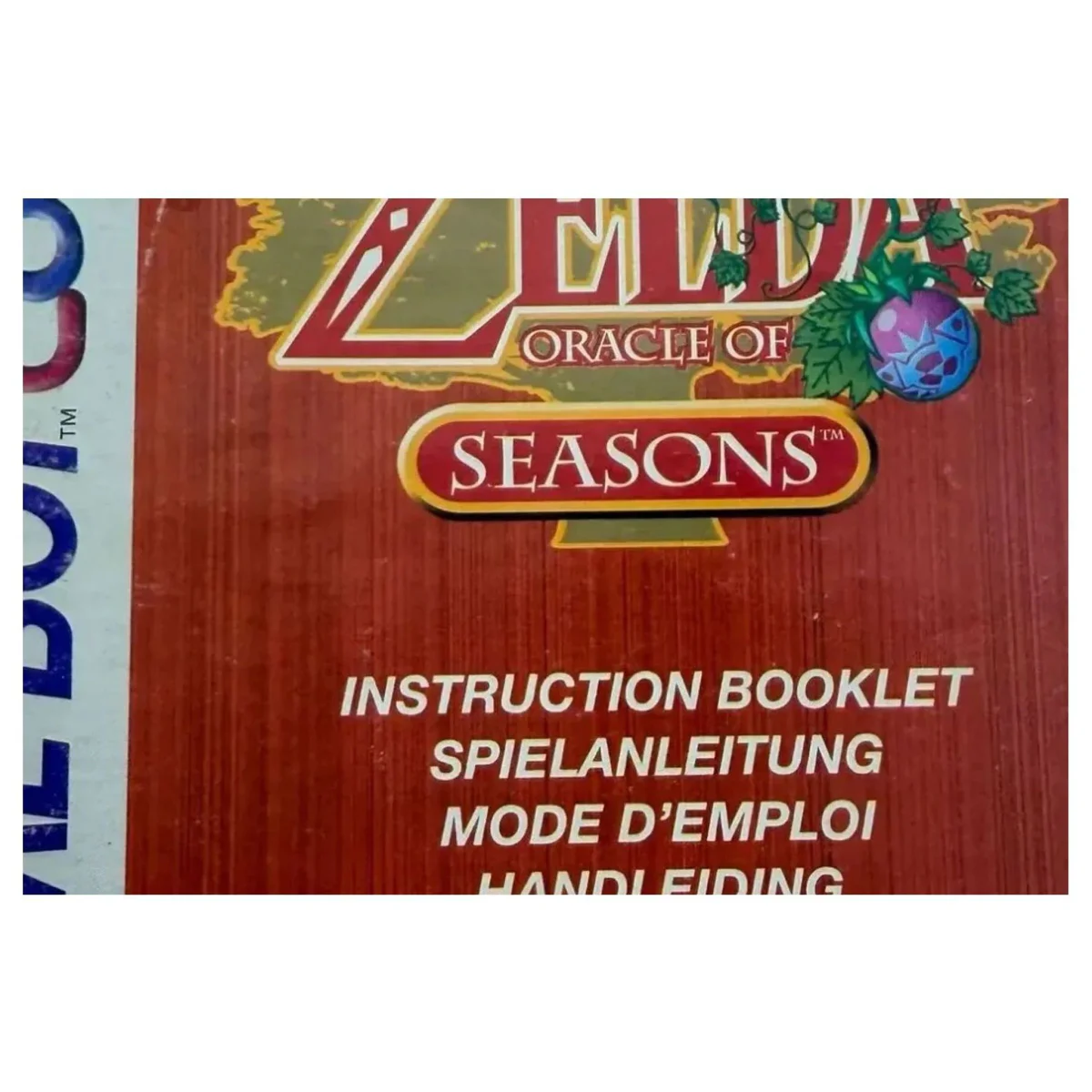 The Legend of Zelda: Oracle of Seasons — manuale originale (Game Boy / Color) — foto di dettaglio 2