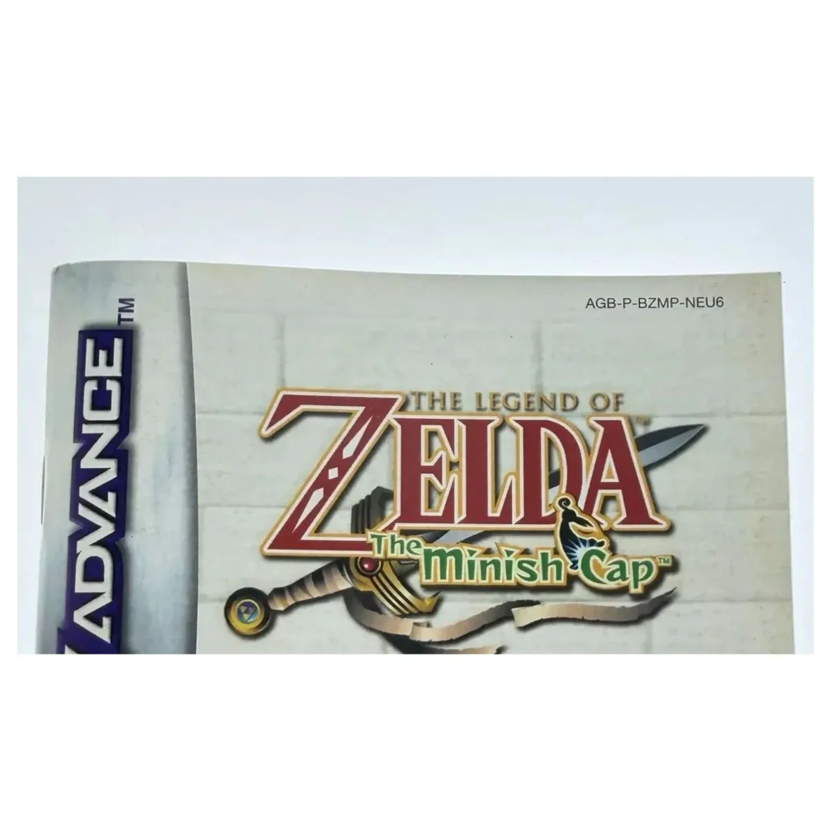The Legend of Zelda: The Minish Cap — originele handleiding Game Boy Advance Detail — Met handleiding