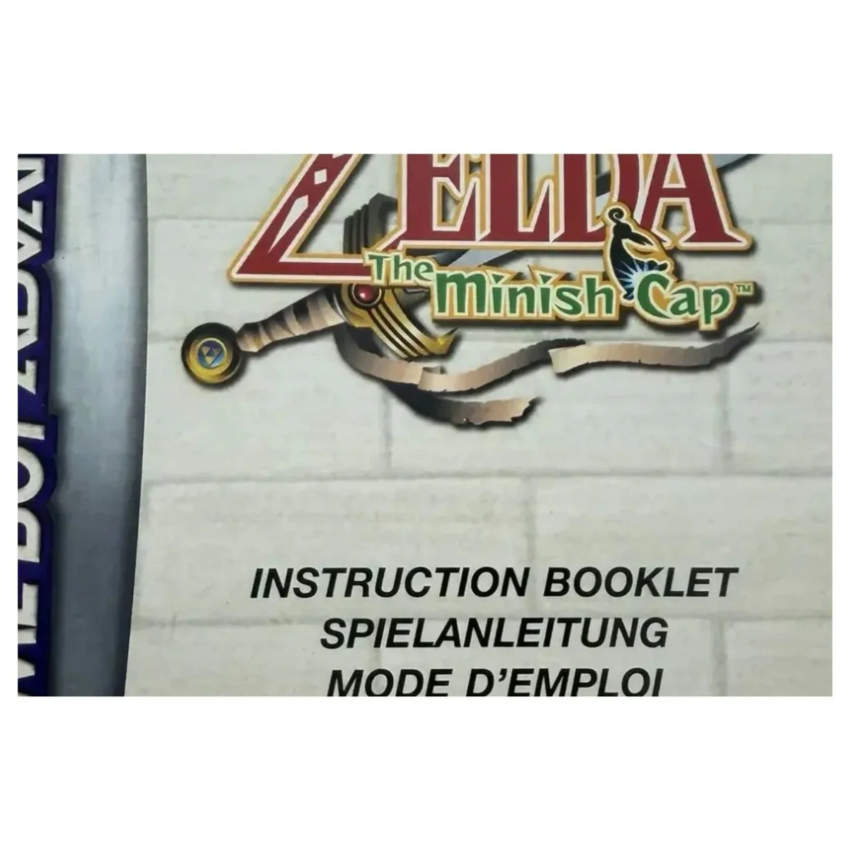 The Legend of Zelda: The Minish Cap — original manual (Game Boy Advance) — detail photo 2