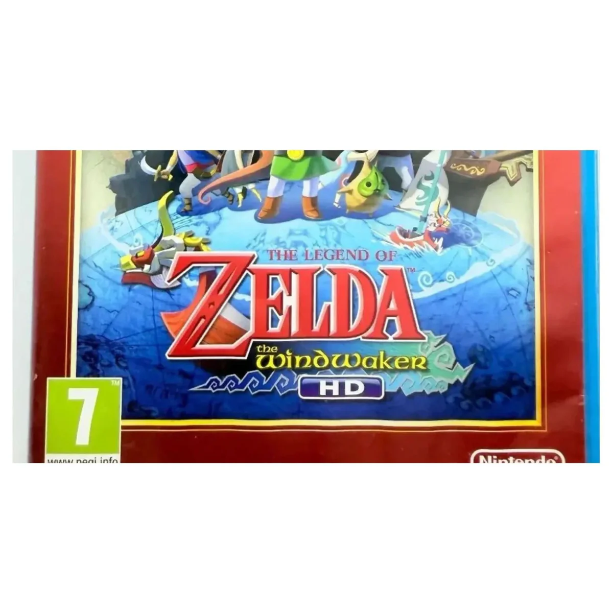The Legend of Zelda: The Wind Waker HD Wii U Binnenkant — Game in doos