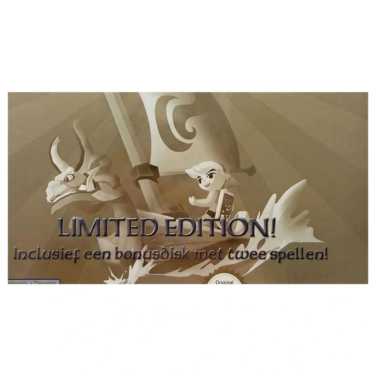 The Legend of Zelda: The Wind Waker (Limited Edition) GameCube Binnenkant — Game in doos