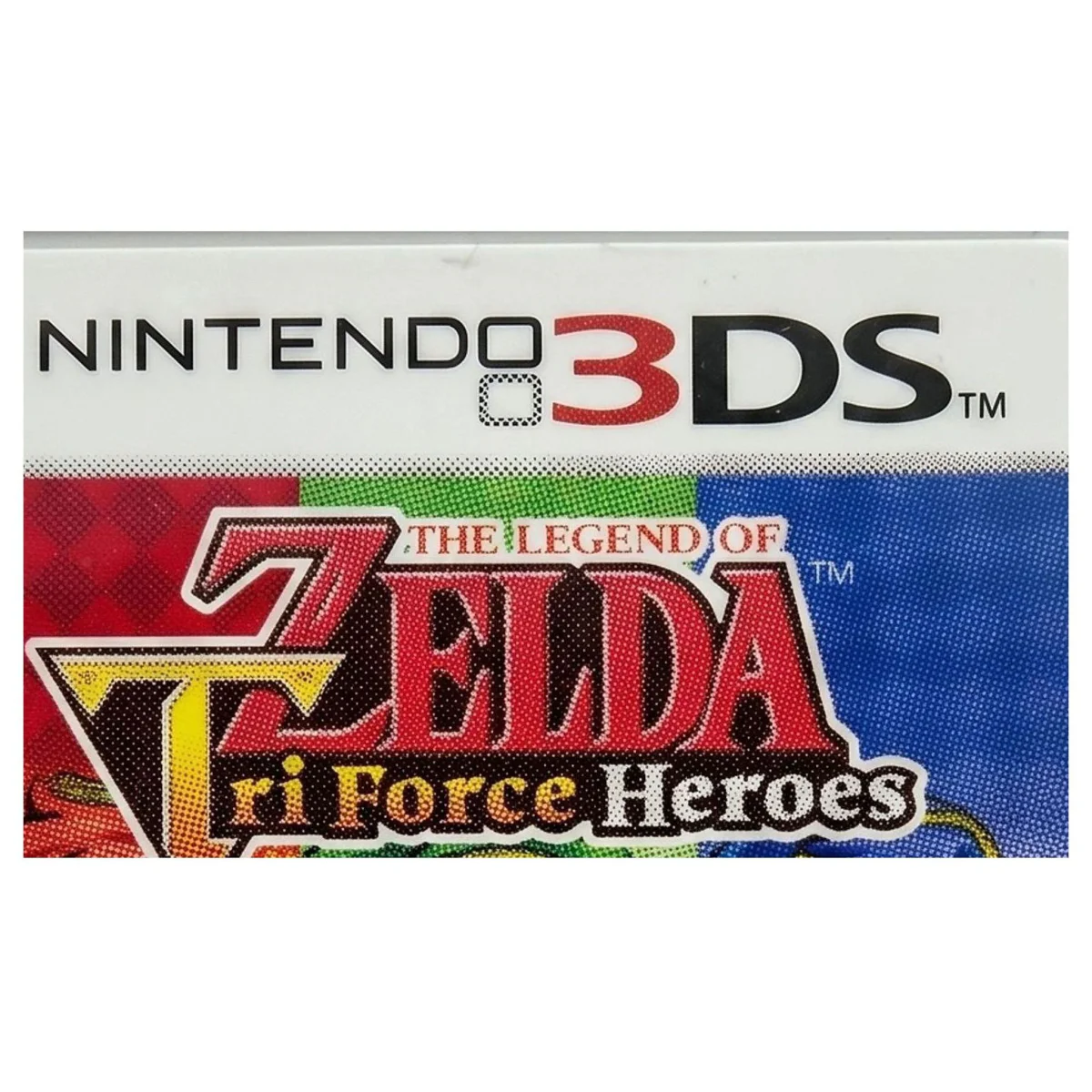 The Legend of Zelda: Tri Force Heroes Nintendo 3DS Detail — Losse cartridge