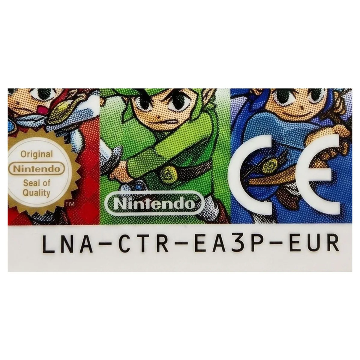 The Legend of Zelda: Tri Force Heroes Nintendo 3DS Binnenkant — Losse cartridge