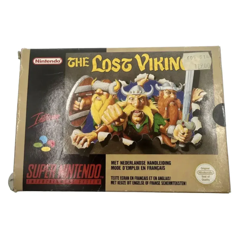 The Lost Vikings (Super Nintendo) Game in doos — Goede staat — origineel kopen bij Gameshop Enter