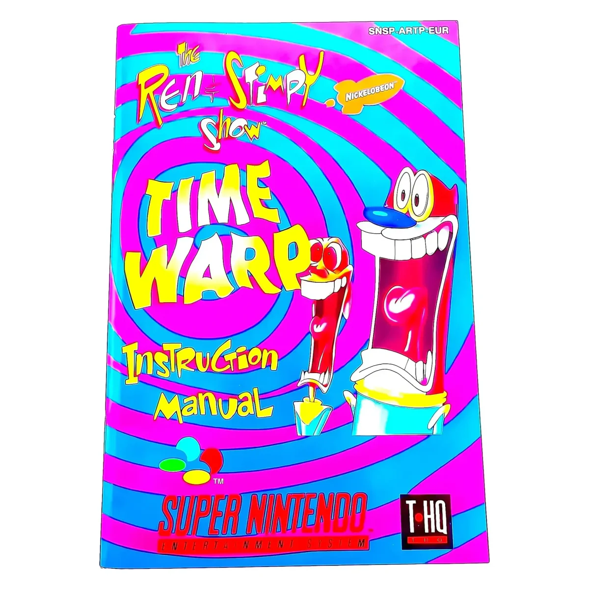 The Ren & Stimpy Show: Time Warp — originalna navodila (Super Nintendo) — Z navodili