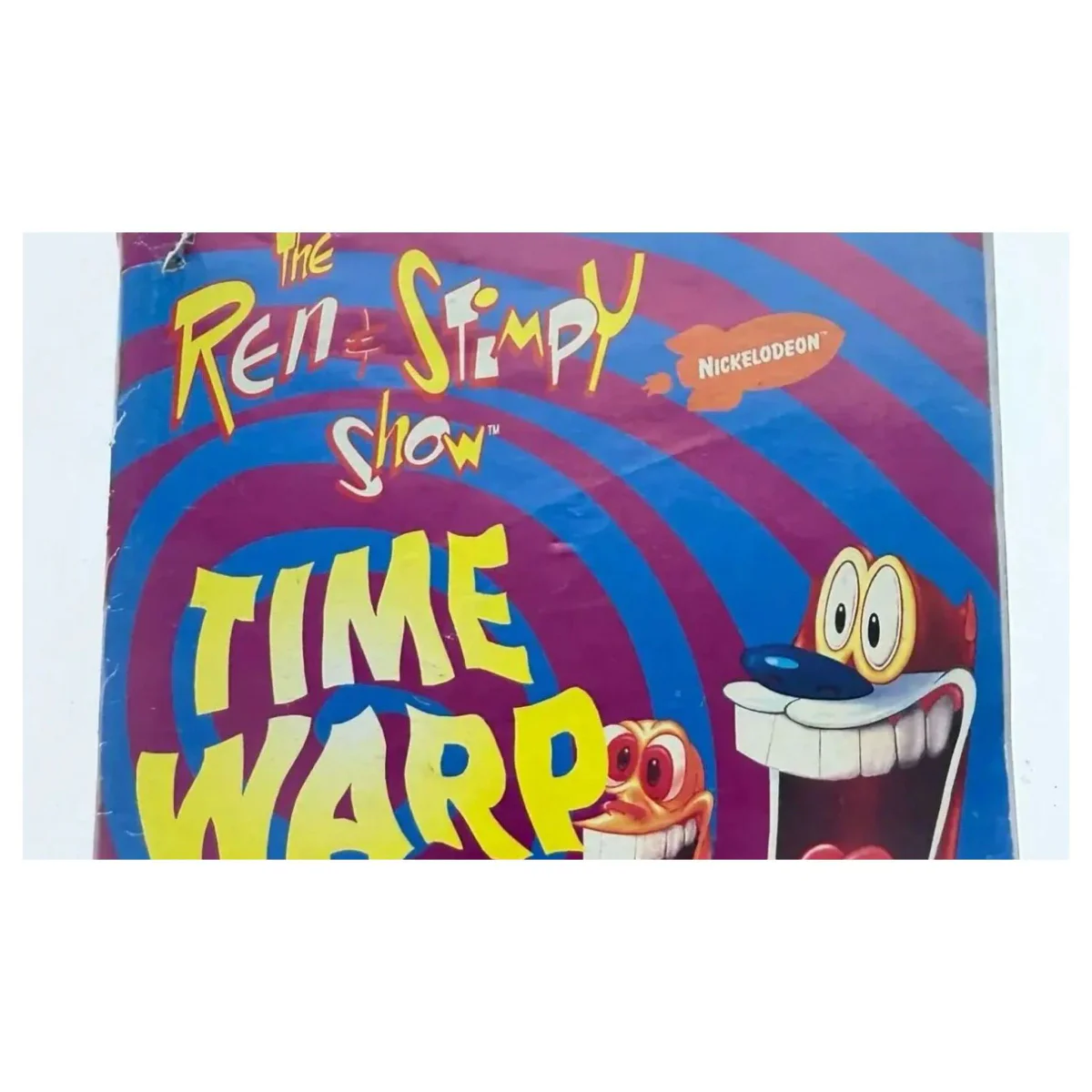 The Ren & Stimpy Show: Time Warp — manual original (Super Nintendo) — foto de detalle 1