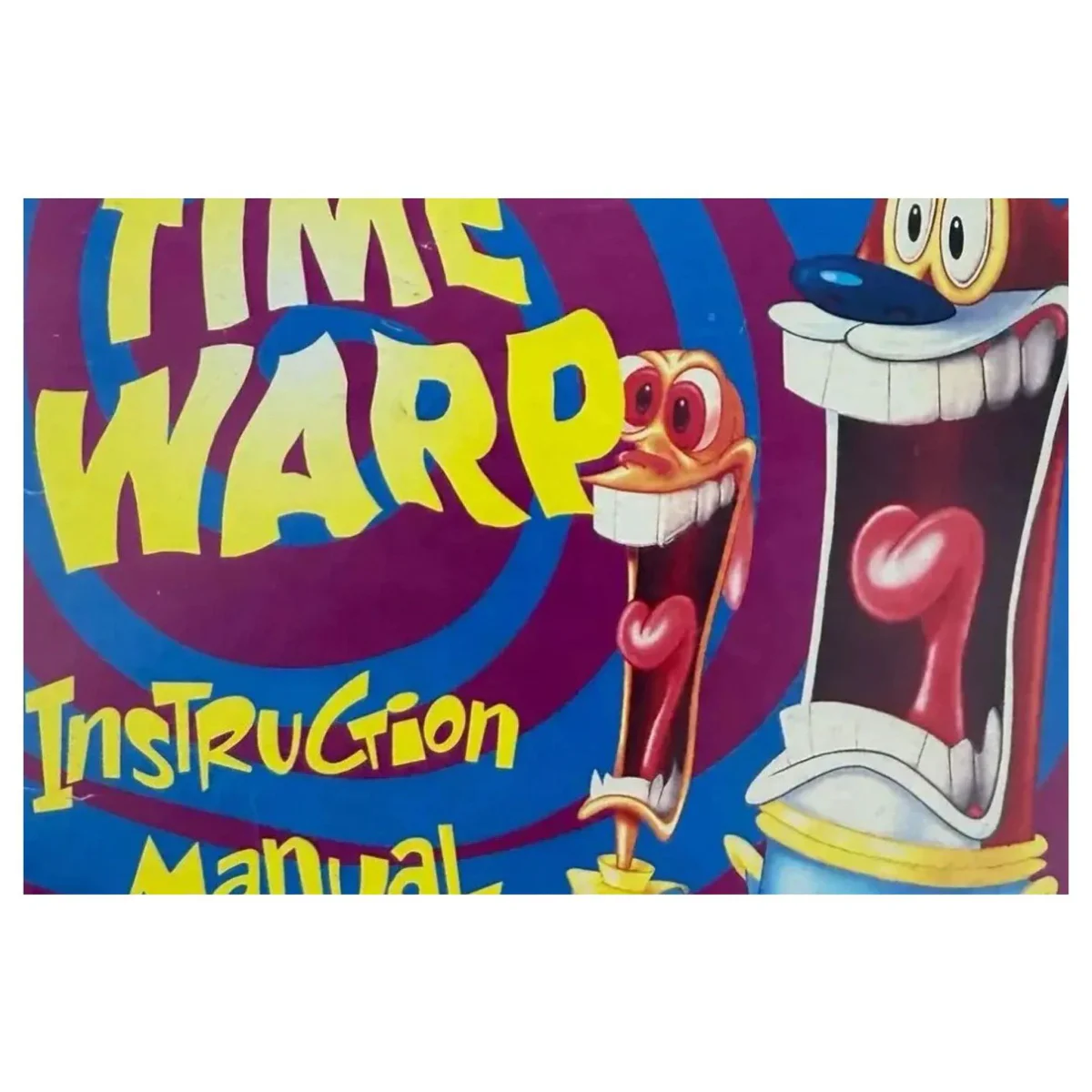 The Ren & Stimpy Show: Time Warp — manual original (Super Nintendo) — foto de detalle 2