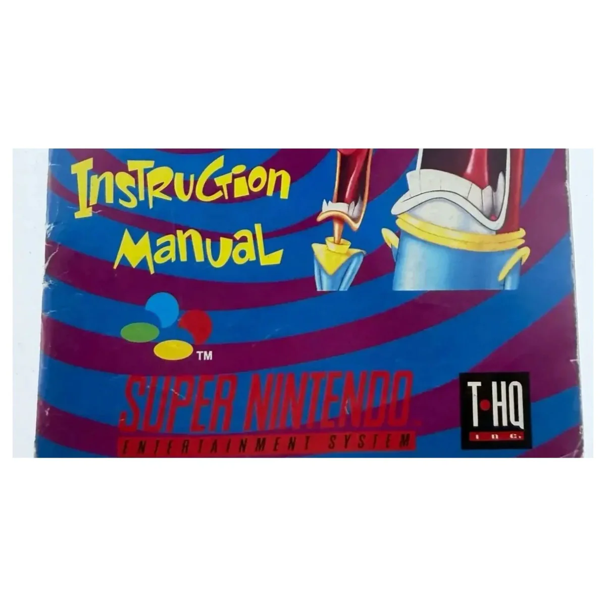 The Ren & Stimpy Show: Time Warp — manual original (Super Nintendo) — foto de detalle 3