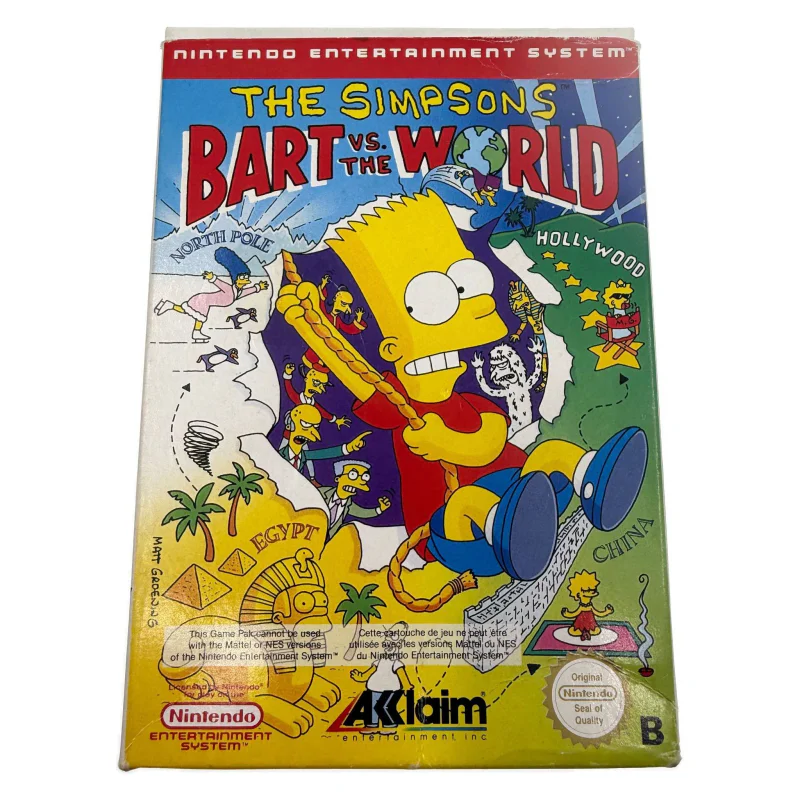 The Simpsons: Bart vs. The World (NES) Game in doos — Goed — origineel kopen bij Gameshop Enter
