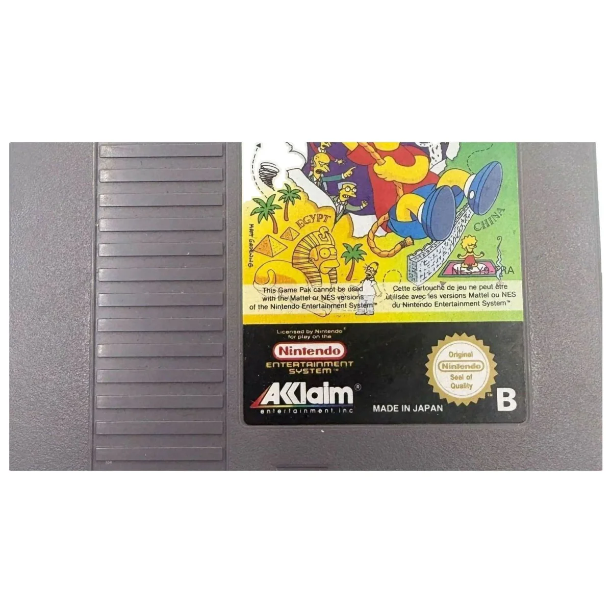 The Simpsons: Bart vs. the World (NES) — Detailfoto 2