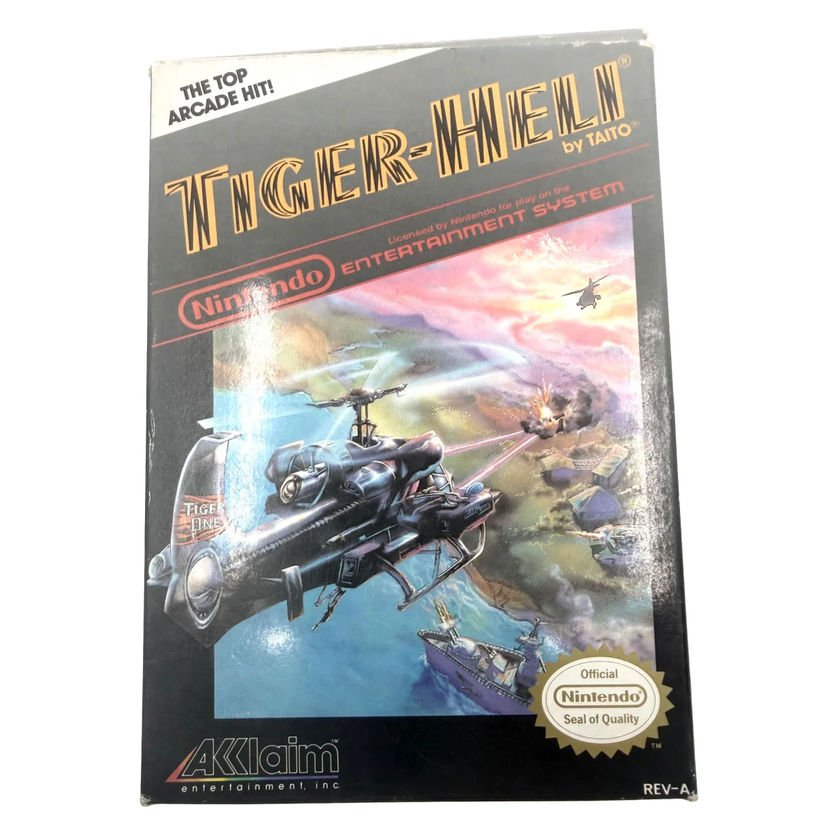 Tiger-Heli NES Voorkant — Game in doos
