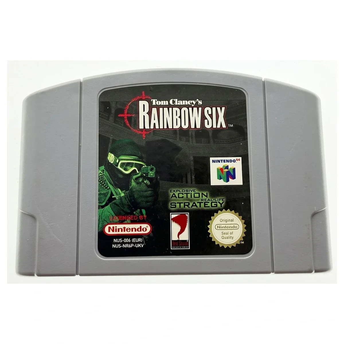 Tom Clancy's Rainbow Six (Nintendo 64) — Tik kasetė (be dėžutės)