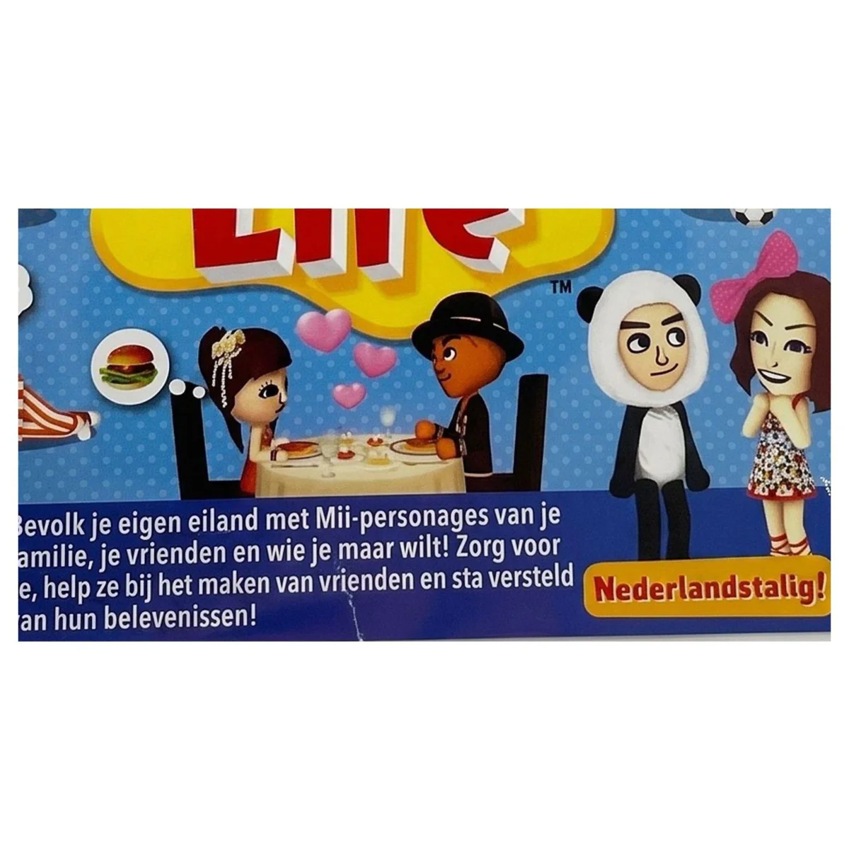 Tomodachi Life Nintendo 3DS Binnenkant — Game in doos