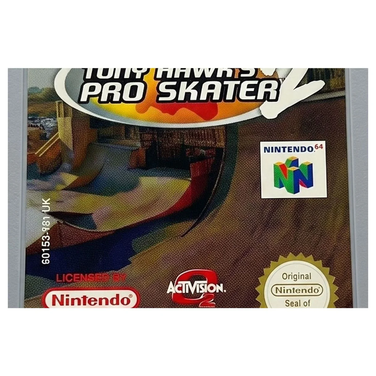 Tony Hawk's Pro Skater 2 Nintendo 64 Label — Losse cartridge