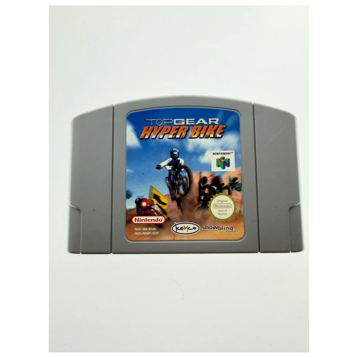 Top Gear Hyper Bike Nintendo 64 Voorkant — Losse cartridge
