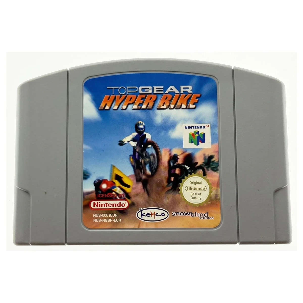 Top Gear Hyper Bike (Nintendo 64) — Само касетата (без кутия)