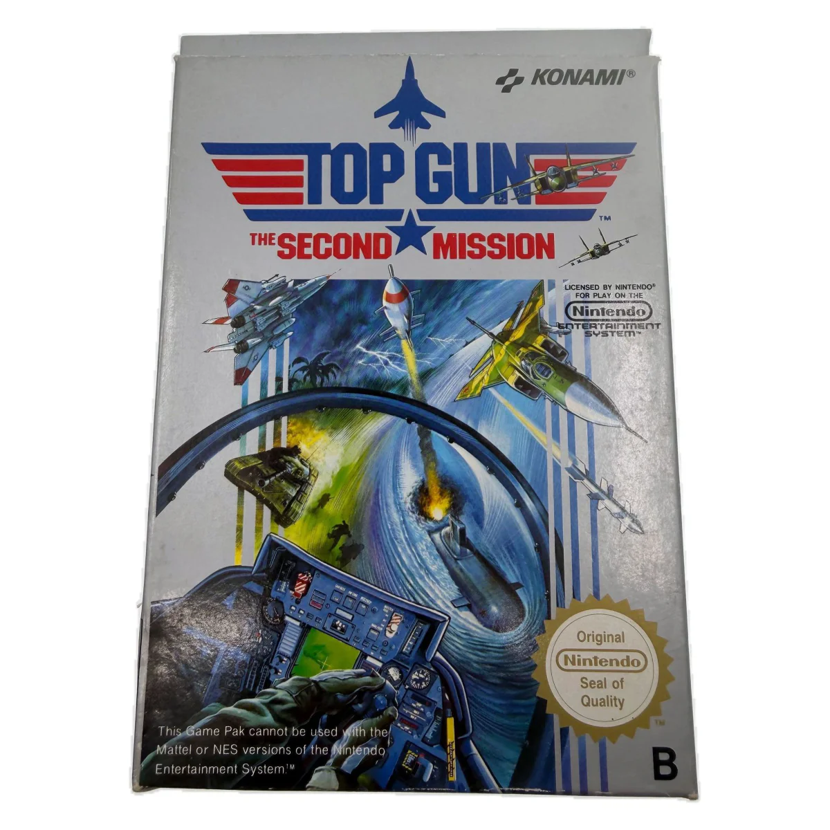 Top Gun: The Second Mission (NES) — Spiel in Originalverpackung (OVP)