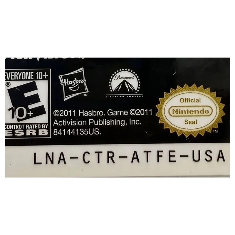 Transformers: Dark of the Moon - Stealth Force Edition (Nintendo 3DS) — Detailfoto 3