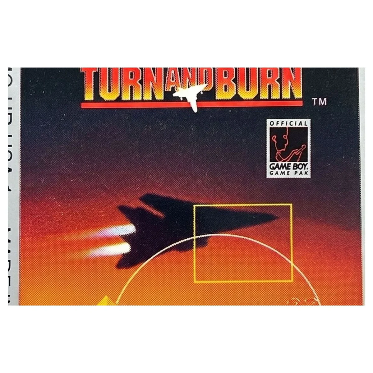 Turn and Burn: The F-14 Dogfight Simulator Game Boy / Color Label — Losse cartridge