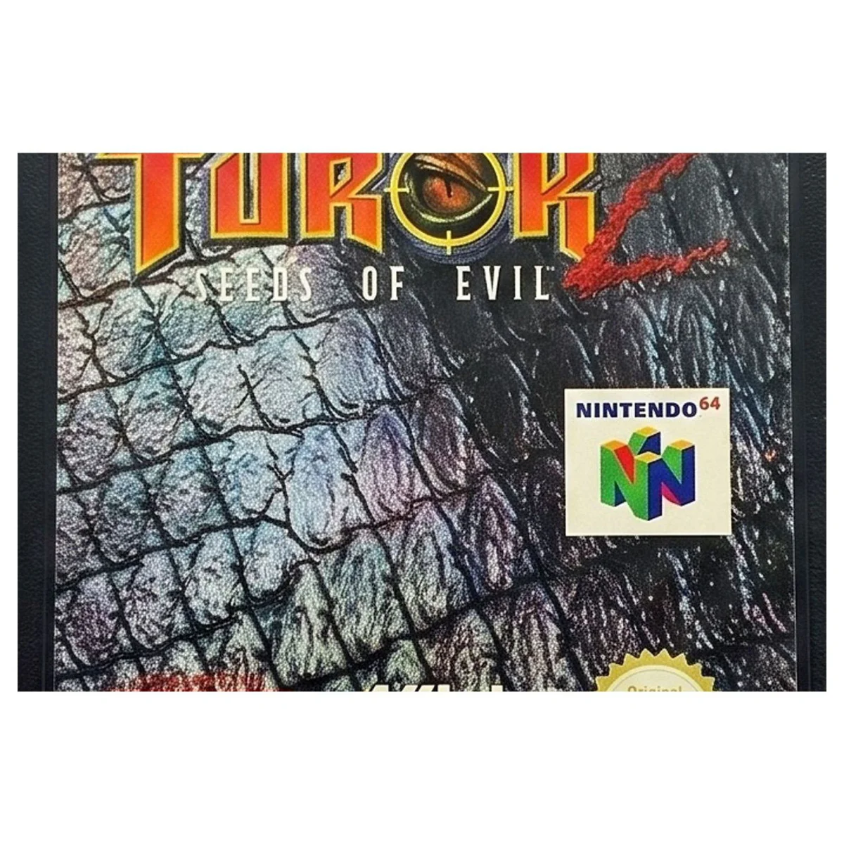 Turok 2: Seeds of Evil Nintendo 64 Label — Losse cartridge